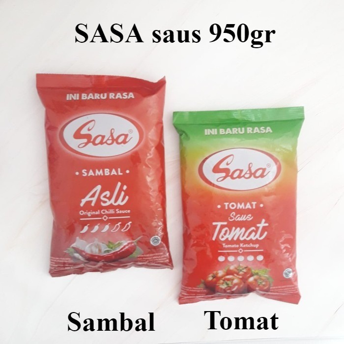 

Sasa Sambal Asli / Saus Tomat 950 gr - Sambal Asli 950