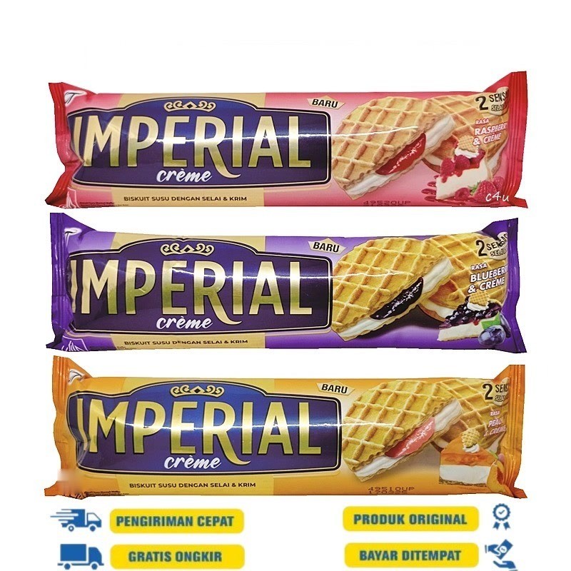 

Imperial Creme - Biskuit dengan Selai dan Krim - Roll Pack