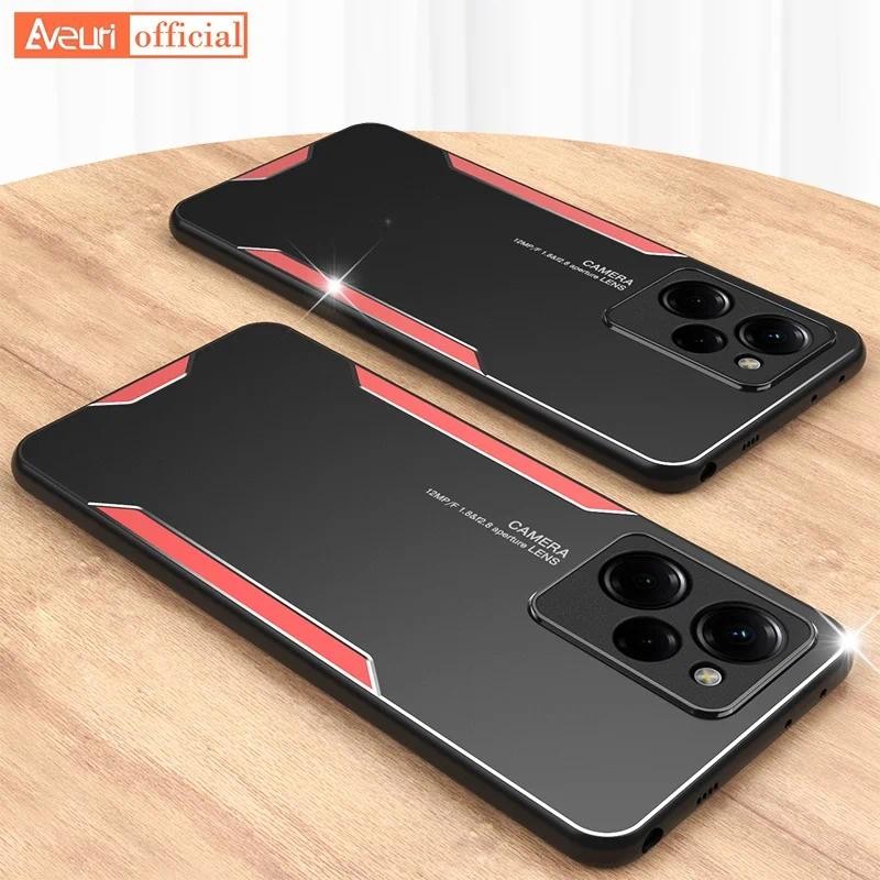 For Xiaomi Poco X5 Pro Poco X3 NFC X4 GT case Matte Cover TPU Hard Aluminum Metal Silicone Shockproo