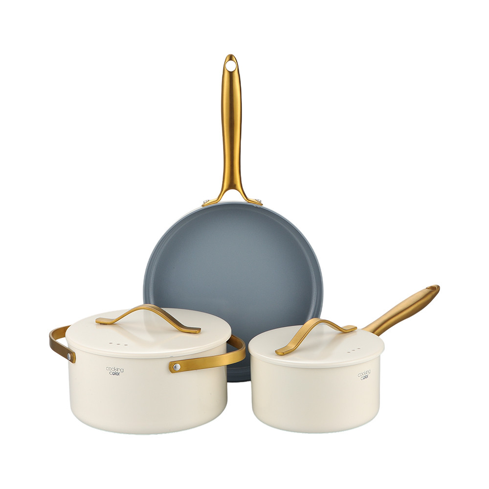 Informa Cooking Color Set 5 Pcs Geneva Perlengkapan Masak Cookware Set Wajan Casserole Wok Saucepan 