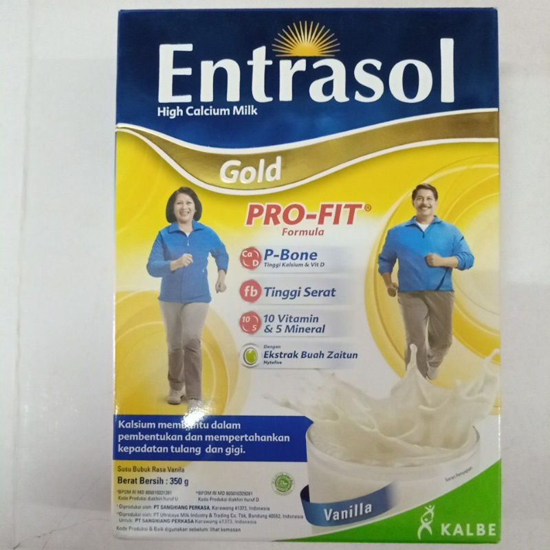 

Susu Entrasol Gold Vanilla / Coklat 350 Gram