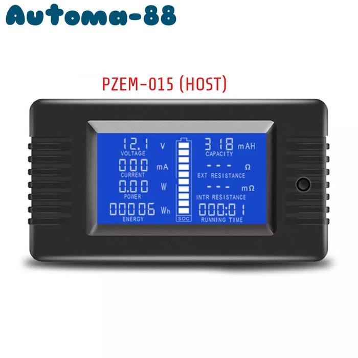 HS2216 Peacefair PZEM-015 Digital Battery Analyzer 50A 100A 200A 300A DC 200V - HOST PZEM-015 NEW...