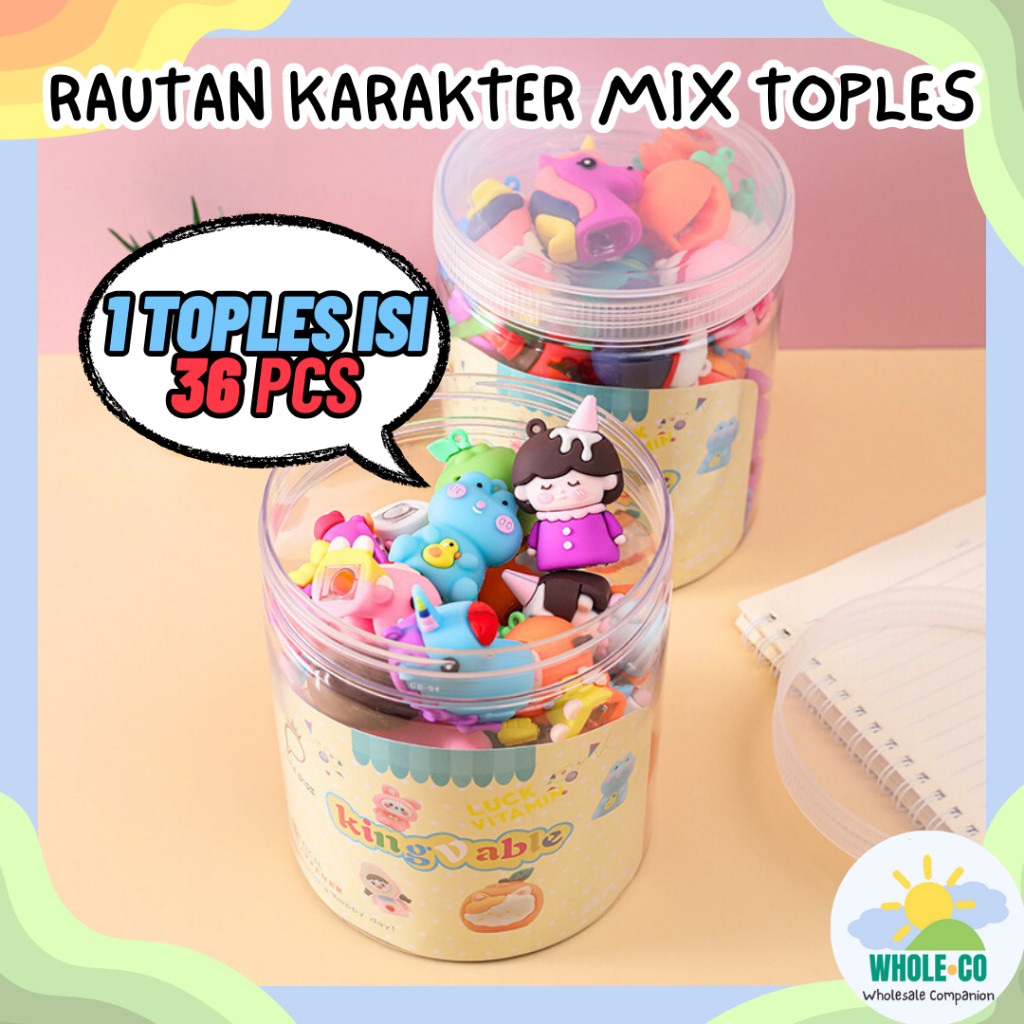 

JAMIN MURAH !!!(1 Toples isi 36 Pcs) Rautan Bentuk Karakter Kartun Mix Premium Peruncing Serutan Pensil Unicorn Alien Spiderman Dino Termurah Lucu Unik Imut Grosir Cod(BISA LANGSUNG ORDER)