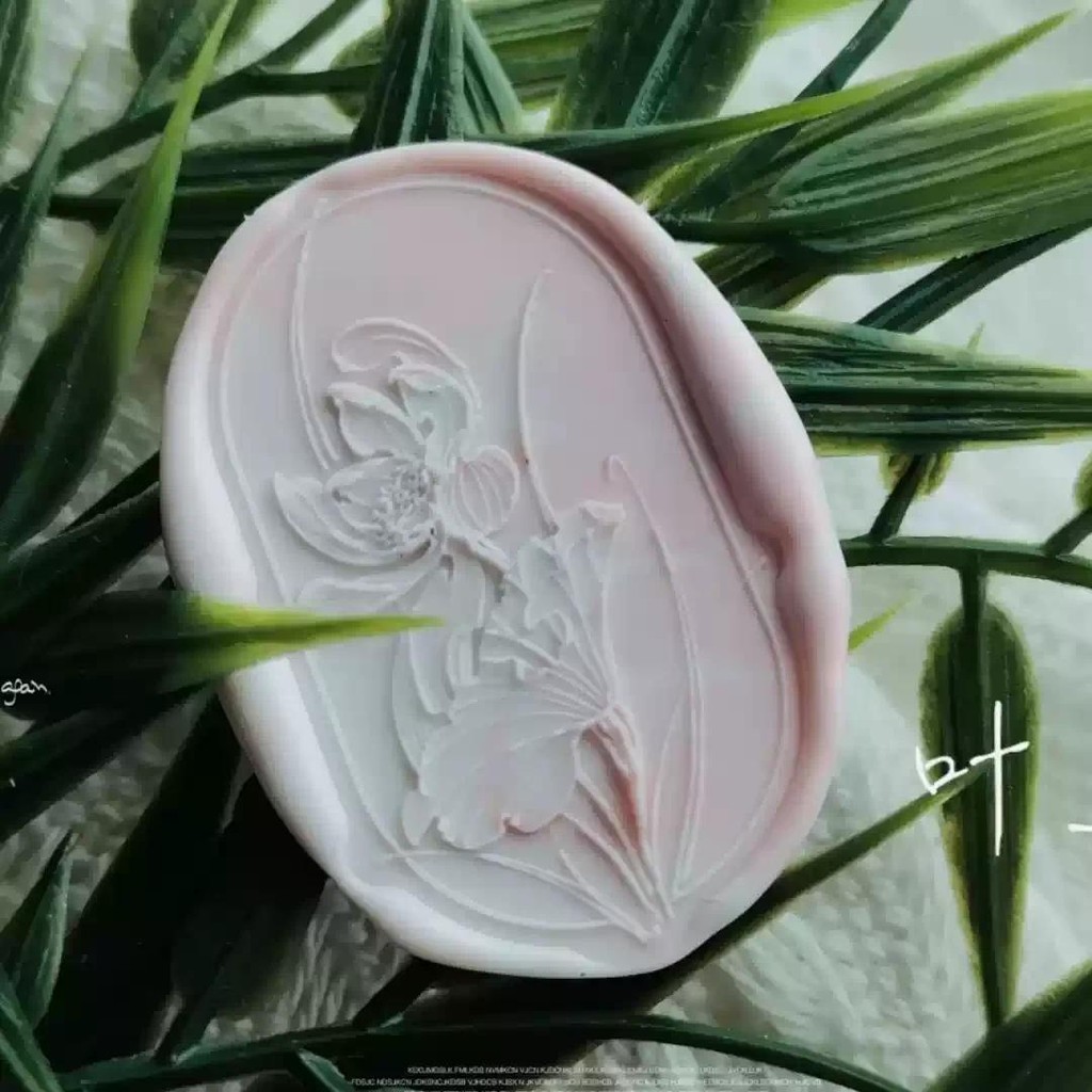 

New Fireproof Seal Head, Irregular-Shaped Relief, Multi-Layered Garden Dream, Envelope Seal, Brass Head, Stamp Toy