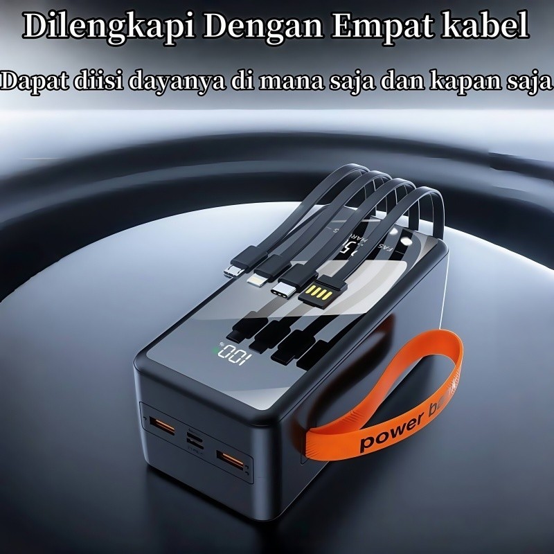 pawer bank 100000mah original power bank senter powerbank fast charging powerbank besar tahan lama p