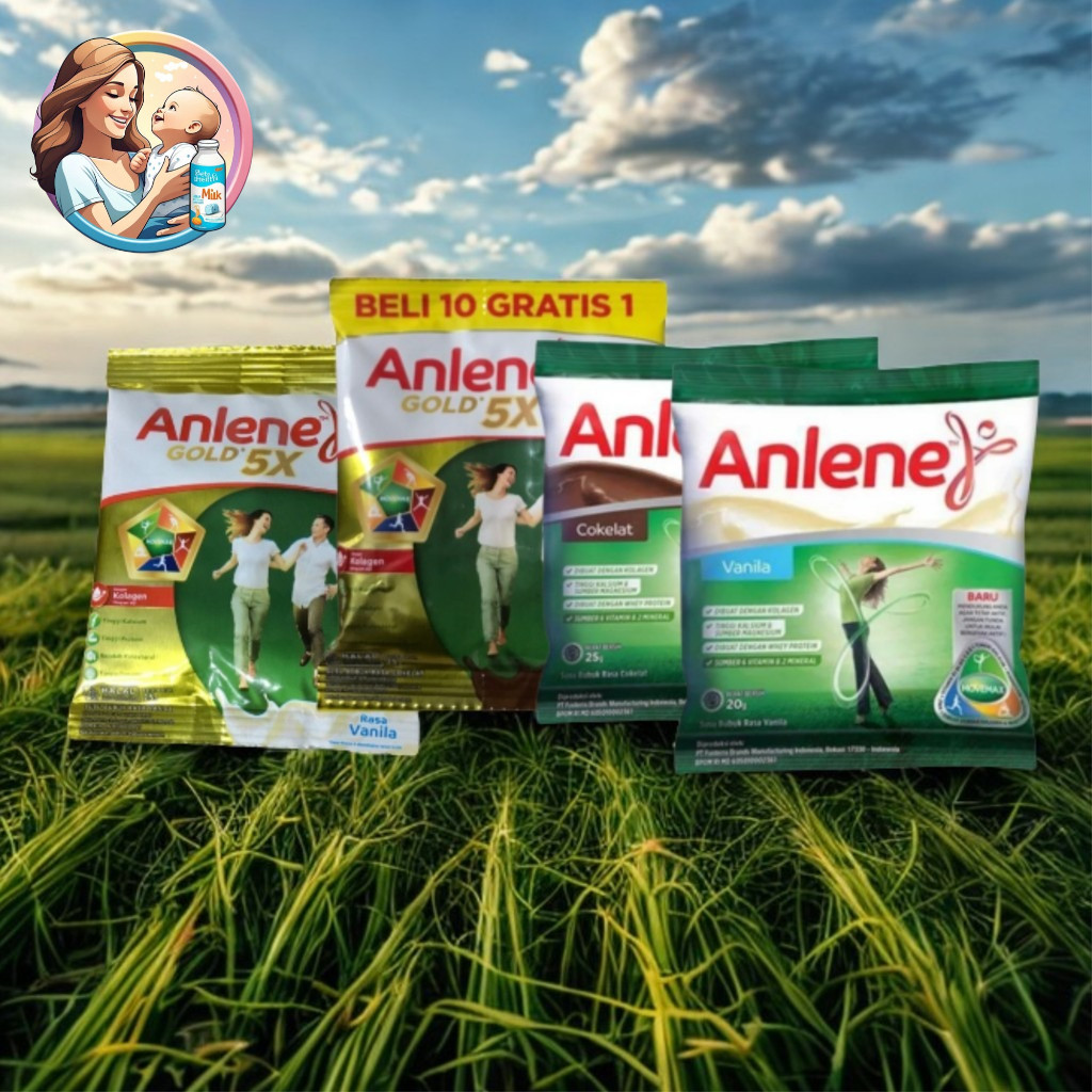 

Susu Anlene Sachet Renceng Isi 10 Susu Anline Sachet Sachet Coklat Vanila Live Anak Mamah
