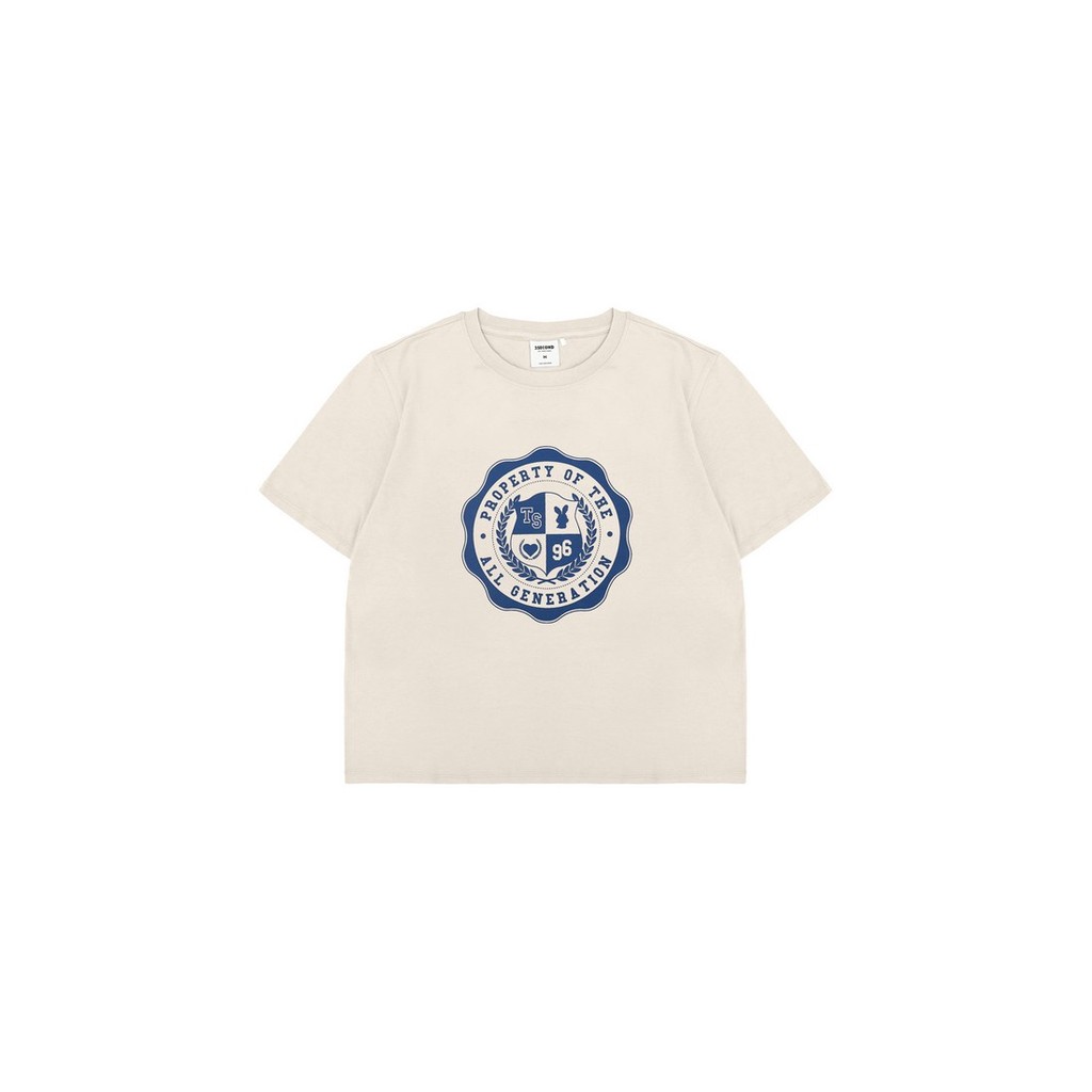 3Second Women's T-Shirt Short Sleeve Body Fit Cotton Ringer Tee Rowen 130825