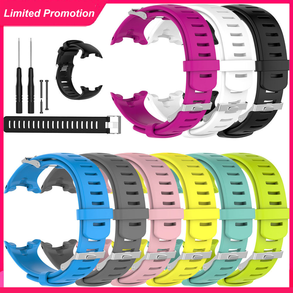 Strap For SUUNTO/D4/D4i/NOVO watch band Creative graffiti style Silicone bracelet replacement For SU