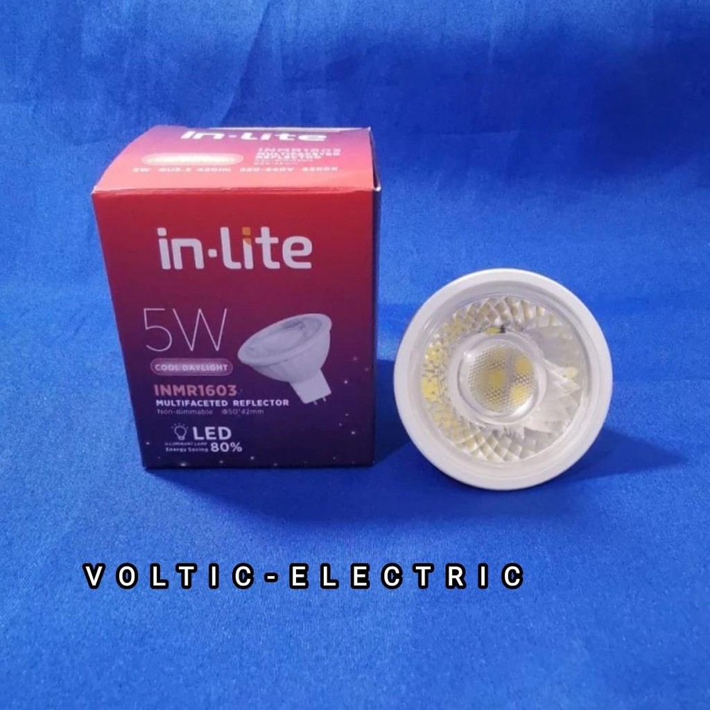 Lampu MR16 LED IN-Lite Inlite INMR1603 5W MR16 5W 5 Watt 5Watt 5W Spot/Lampu Sorot MR16 INLITE 5watt