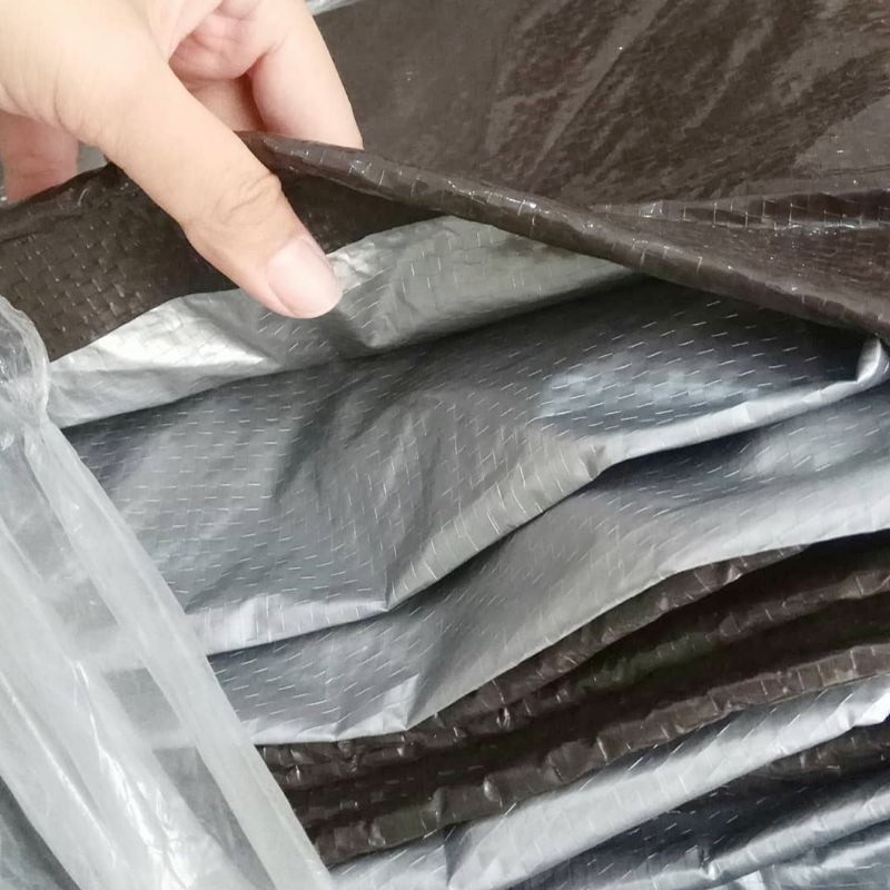 New TIDAK BISA PILIH WARNA Terpal Plastik A5 Biru Silver , Coklat Silver 2x3 3x3 3x4 4x5 5x6 5x7 met