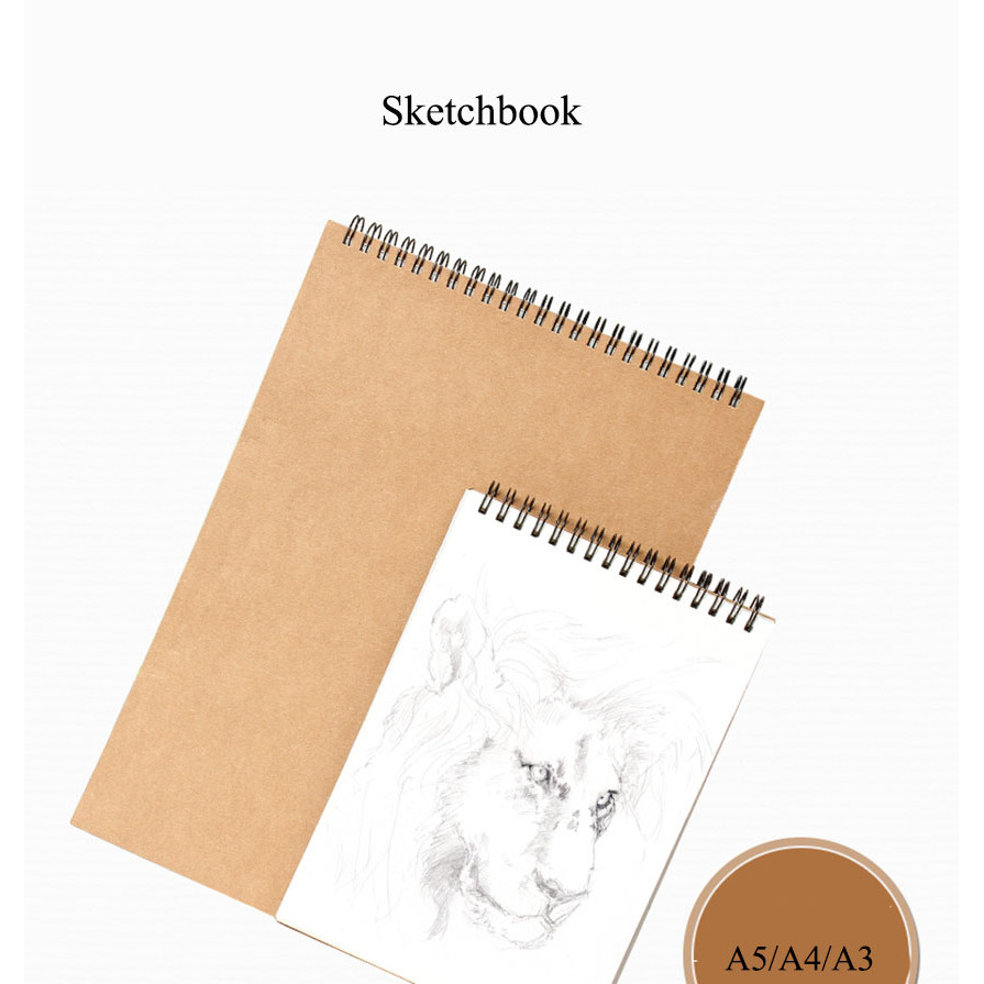 

1PC Student Sket ing Sket book 30 Pages A3/A4/A5 Art Paper Spiral Coil Sket books Paper Notebook Sket Book Art Supplies