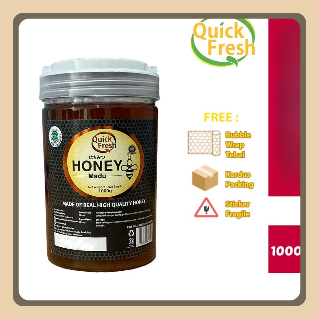 

QUICK FRESH Cooking Honey 1 kg 1000gr ( Bucket Plastik )