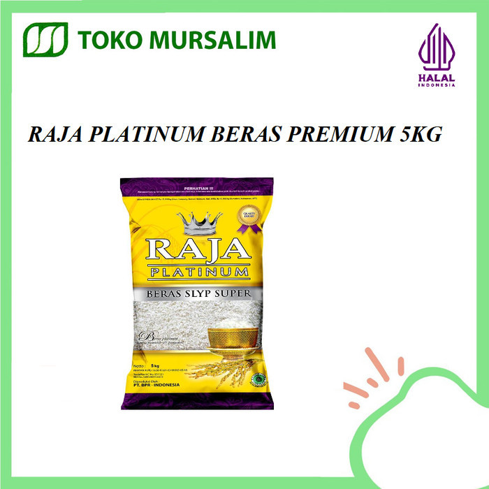 

Raja Platinum Beras Putih Super Premium Kemasan 5Kg
