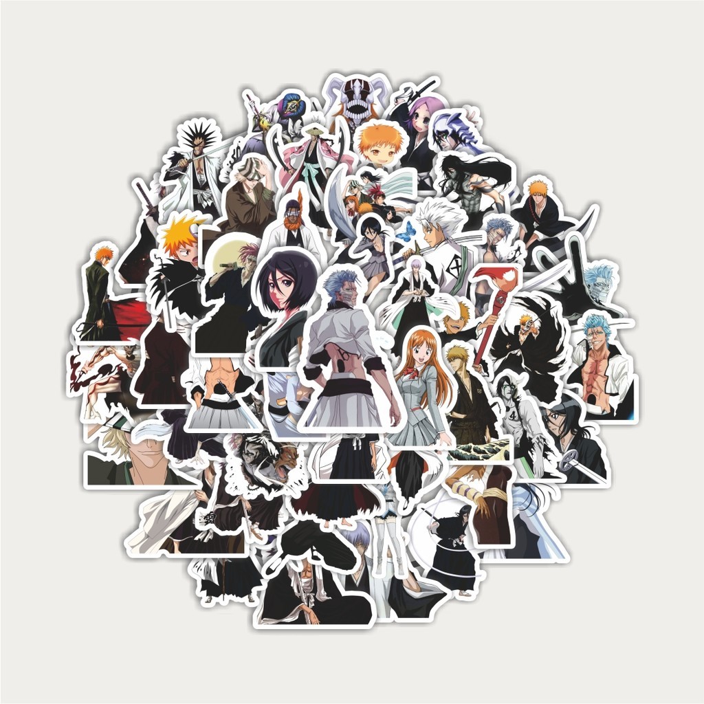 

Sticker Pack Stiker Anime Bleach | Sticker TUMBLR | Stiker LAPTOP KOPER HELM