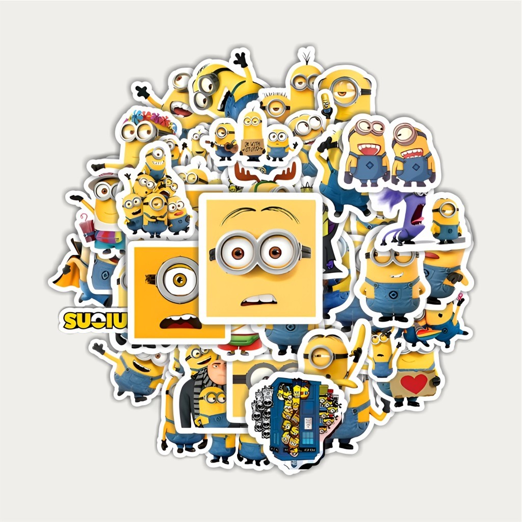 

Sticker Pack Stiker Kartun The Minion | Sticker TUMBLR | Stiker LAPTOP KOPER HELM