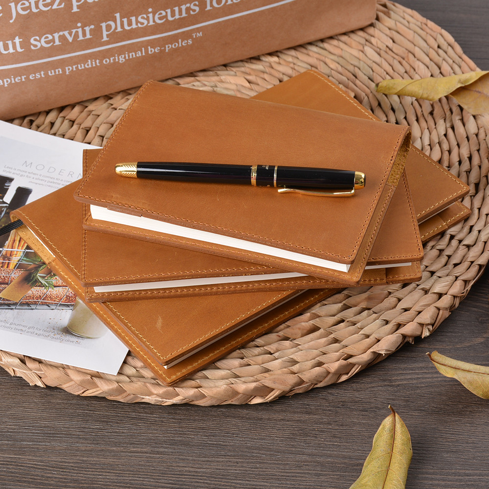 

100% Genuine Leather Notebook Planner Book Cover A5 For MD Diary Original Journal Drawing Sketchbook