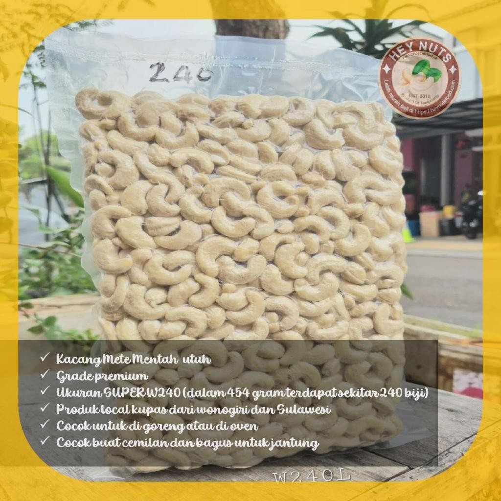 

Kacang Mede Super Mete Wonogiri Jumbo Mentah W320