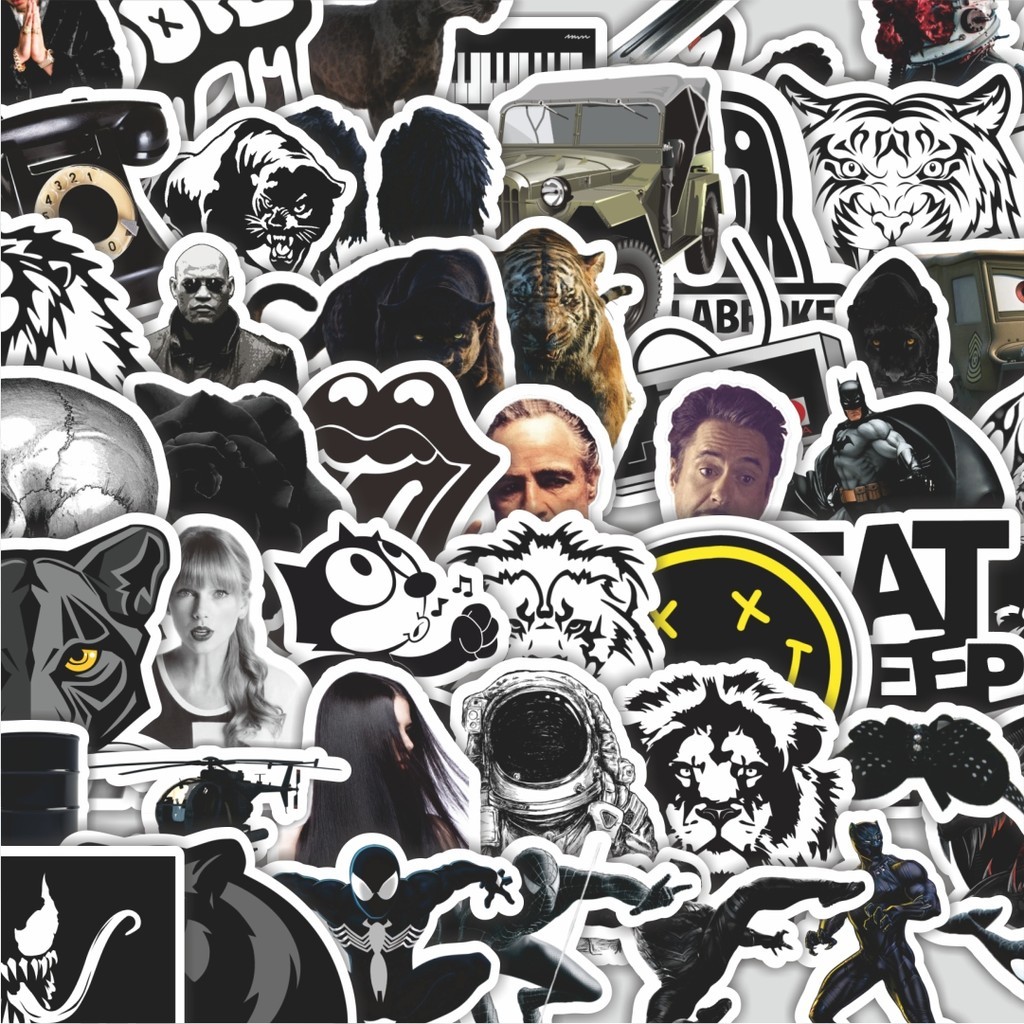 

Stiker Cutting Pack Pack Stiker Neo Dark Konsep Isi 100Pcs Series Aesthetic Lucu Keren Untuk Koper Bahan Vynil