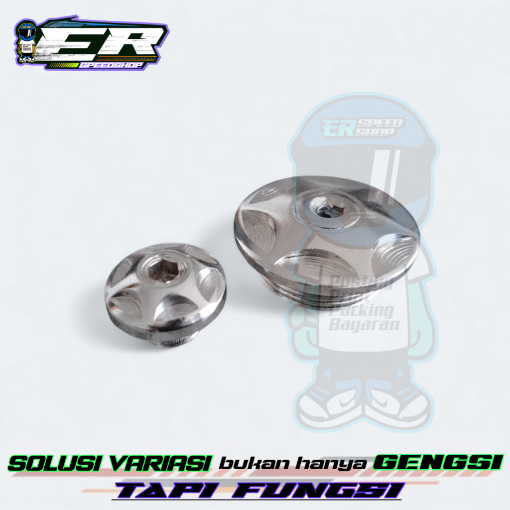 TUTUP MAGNET HONDA KOIN TUTUP MAGNET MAGNIT CNC L  TUTUP BAK MAGNET MOTOR HONDA GL MP TIGER (BINTANG