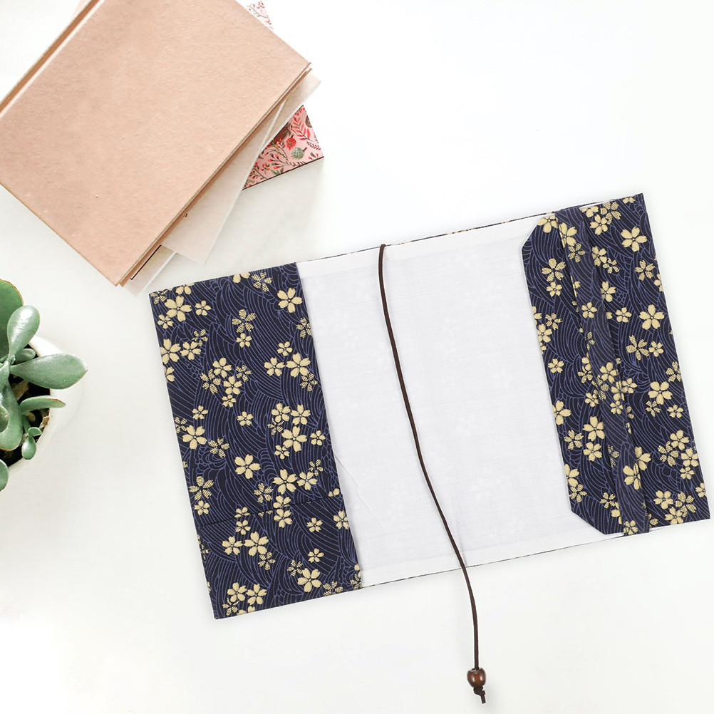 

Stylish Cloth Book Cover Premium Fabric Protective Sleeve Notebook Writing Pad School Supplies Student COVER Decorative Handmade