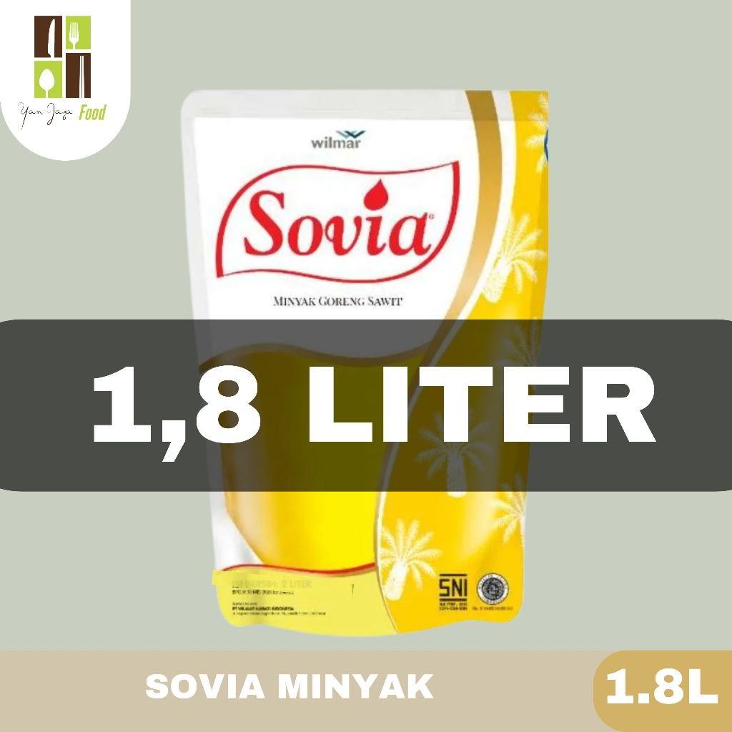 

Sovia Minyak Goreng Sawit / Kemasan Pouch / Minyak Sawit / Minyak Goreng 1.8 Liter