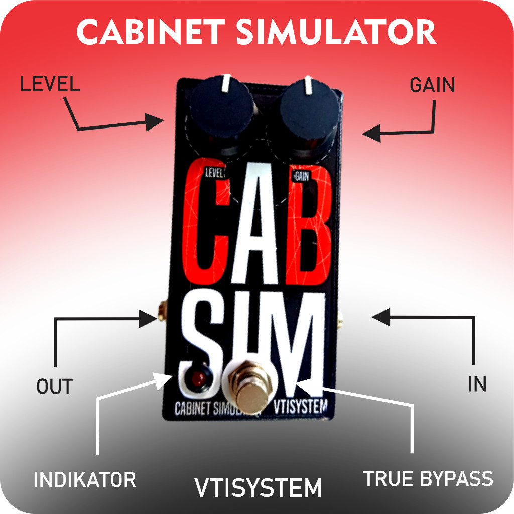 TERLARIS Cabsim Cabinet Simulator Efek Gitar VTISYSTEM