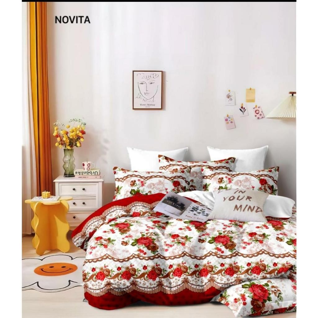 

BEDCOVER MOCHI FLAT/FITTED KING 180X200X20 UKURAN NO 1 KING SIZE ADEM LEMBUT TERMURAH TERBAGUS MOTIF TERBARU