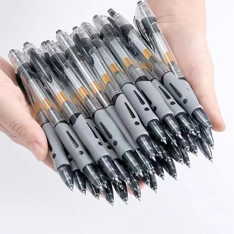 

KlikIniAja (BISA COD) KEKE 12-50PCS Pulpen Gel Retractable Ink 0.5mm Standar Pena Gel Alat Tulis GP-265 Q Gel