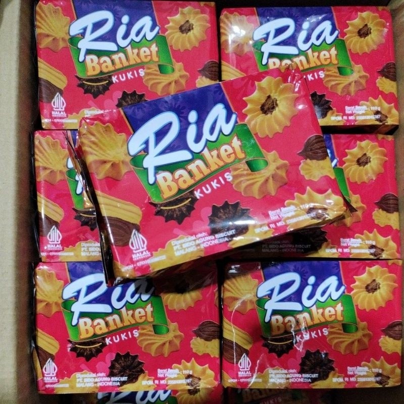 

Ria Banket Kukis 110gr Kemasan Ekonomis - ARM