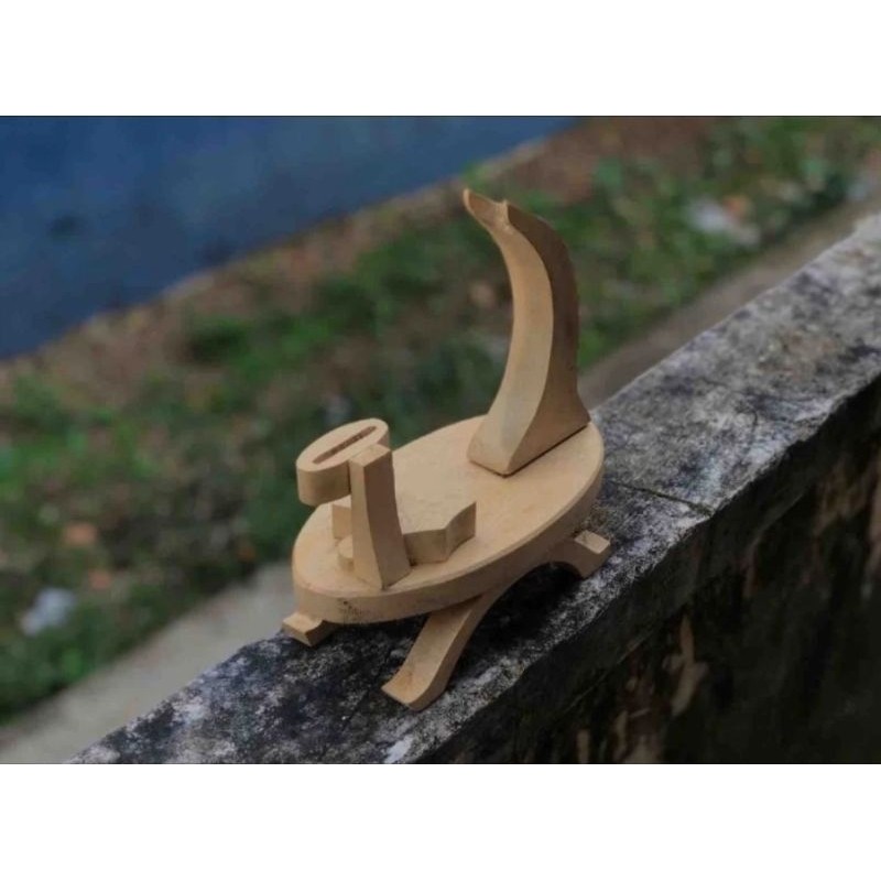 Dudukan Kujang Kayu Jati (Pajangan Dinding Untuk Kujang) PWS