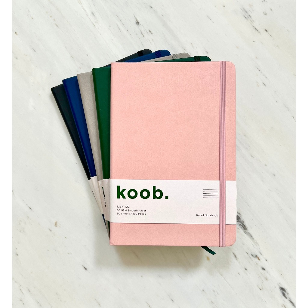 

NEW SALE A511T Koob. Hardcover Notebook A5 Hardcover Agenda Buku Tulis Jurnal Bergaris