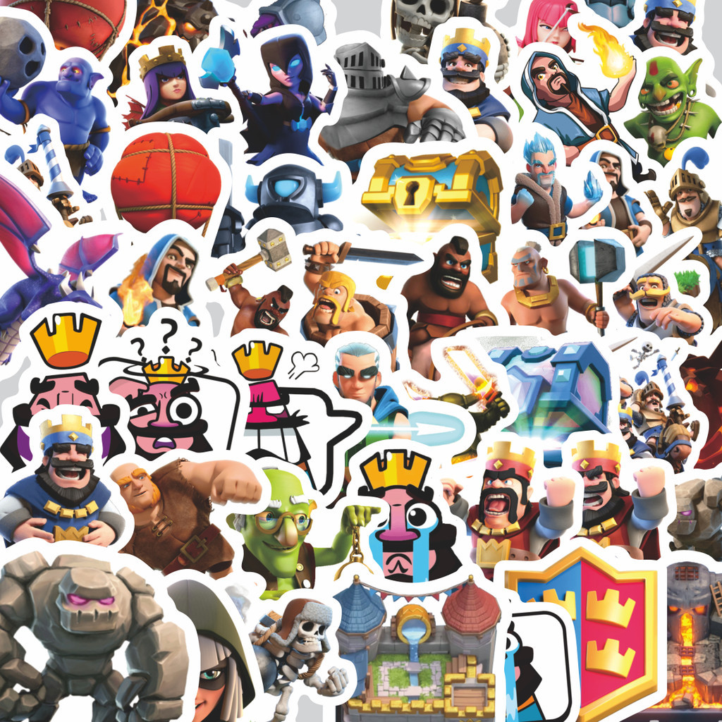 

Stiker Cutting Pack Stiker Games Clash Royale Isi 100Pcs Series Aesthetic Lucu Keren Untuk Koper Bahan Vynil