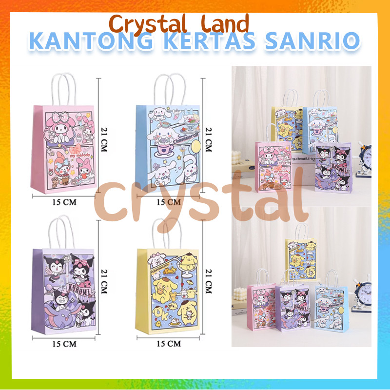 

Paper Bag Happy birthday Animasi Goodie Bag Bingkisan Kantong Kertas Snack Anak
