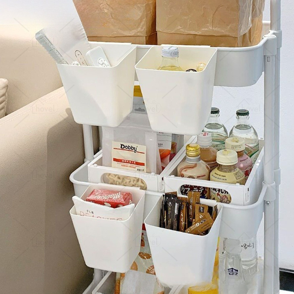 Kotak Penyimpanan Gantung Rak Storage Minimalis Tempat Organizer ATK Aksesoris Serbaguna