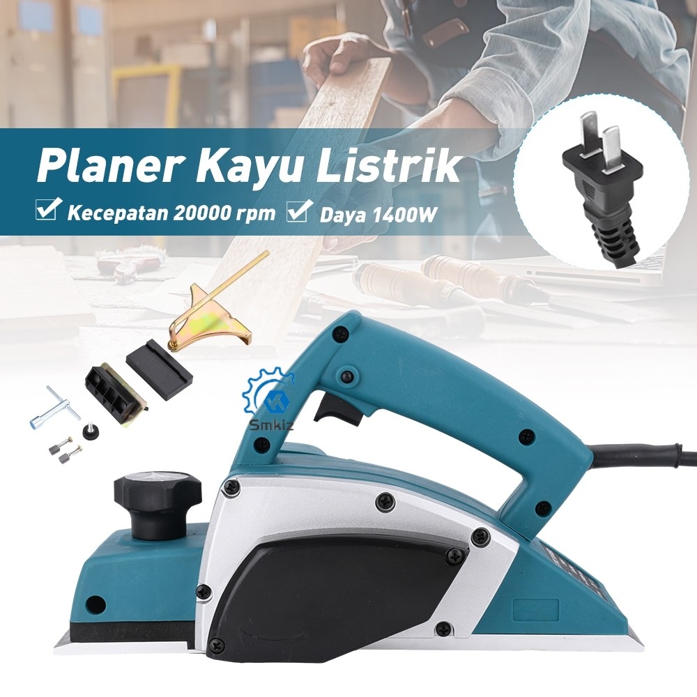 【Ready stock】Baru Planer Listrik 450W Mesin Serut Kayu modern Cocok untuk memoles dan memotong kayu 
