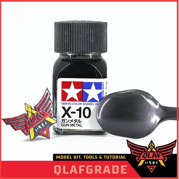 

Tamiya Enamel X10 X 10 Gun Metal cat Gundam model Kit paint - Gun Metal