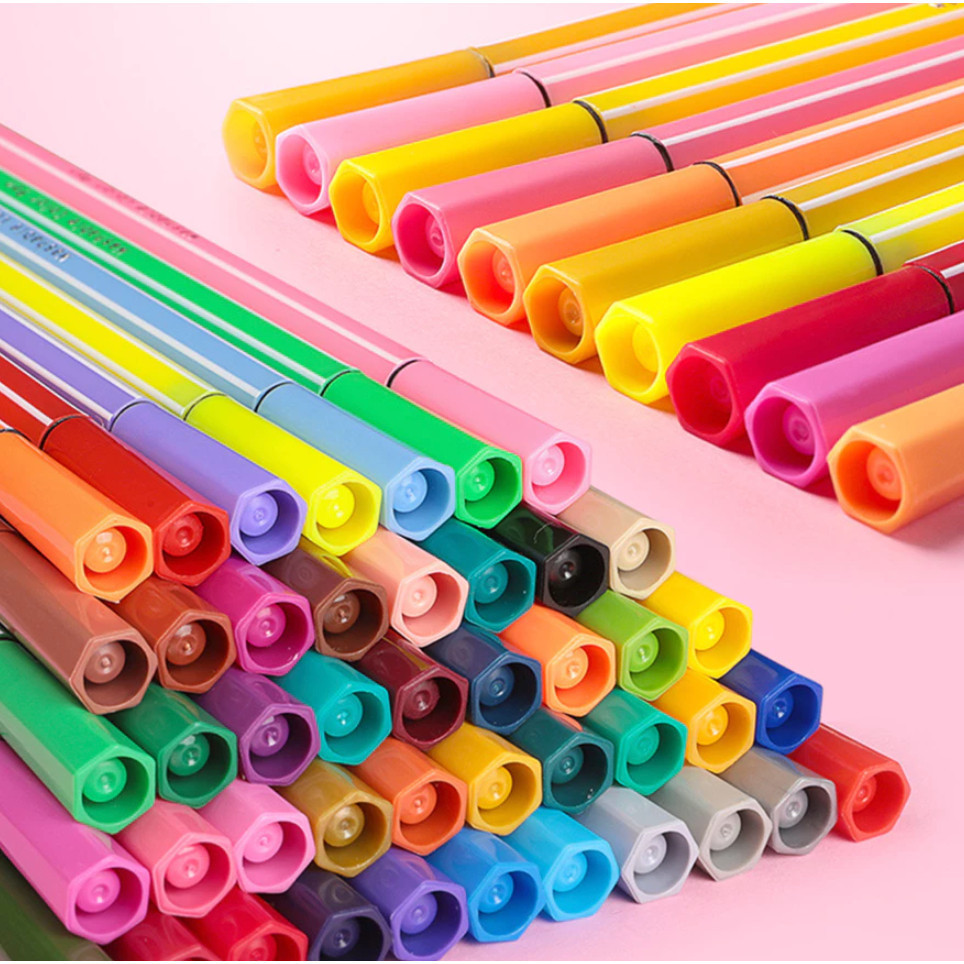 

Water Color Pen Isi 12 Spidol Warna Warni Tahan Air Tidak Mudah Luntur Hexagonal Watercolor Marker Pen Stabilo Mainan Mewarnai Menggambar Prakarya Anak