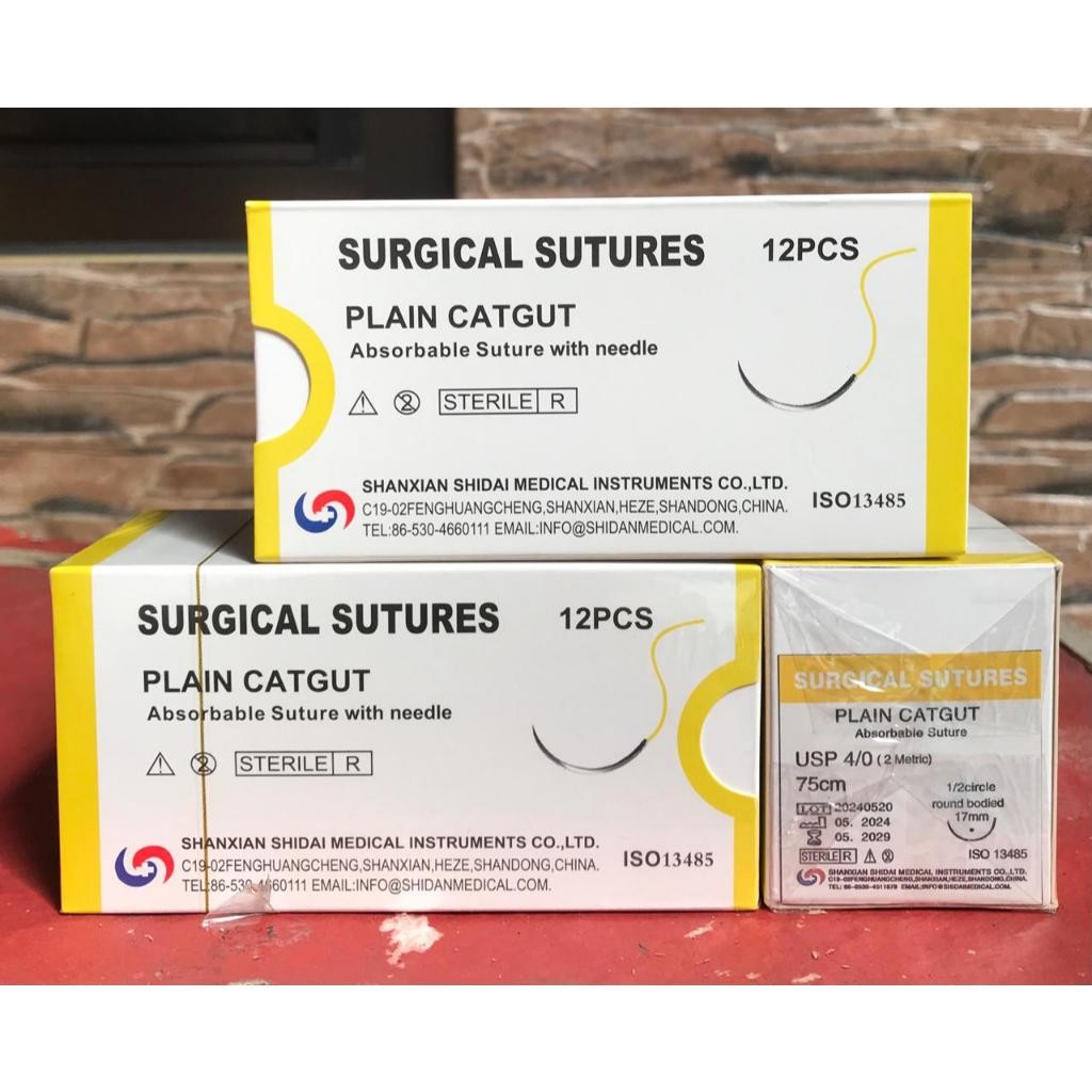 Benang Chromic Plain Silk box