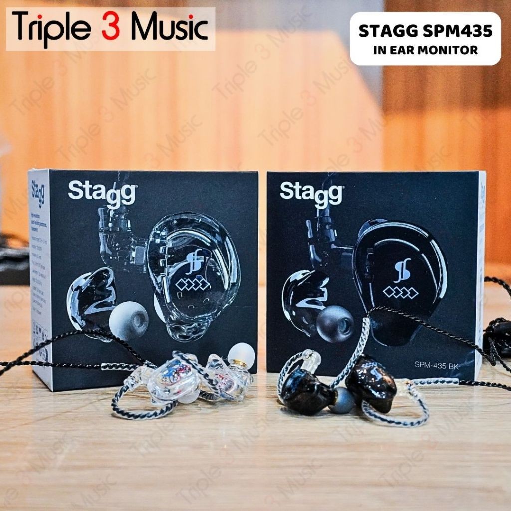 Stagg IEM SPM435 In Ear Monitor 4 Driver Hi Resolution