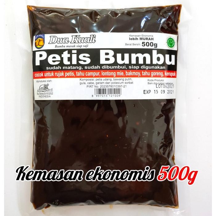

500g Petis (Udang) Bumbu Dua Kuali - kemasan ekonomis
