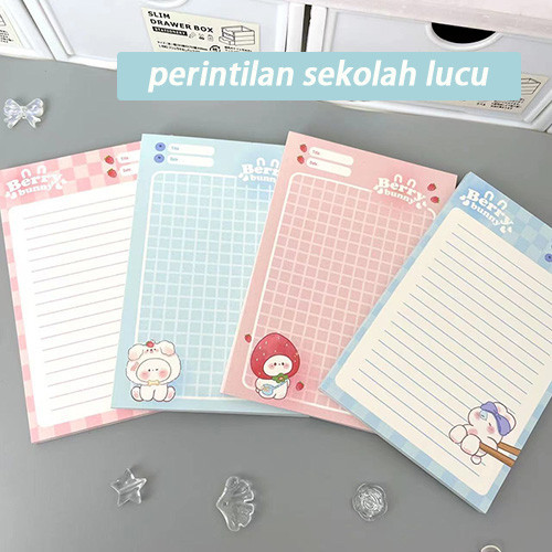 

Notebook A7 Tanpa Lem Kartun Aesthetic Korea Untuk Sekolah & Kantor Alat Tulis