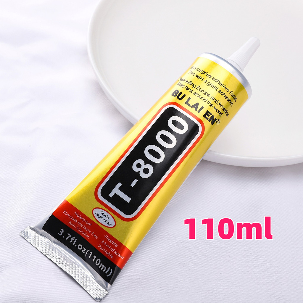 

110ml Lem T8000 Touchscreen Premium Perekat LCD HP Bening Tahan Lama Anti Retak Anti Kuning