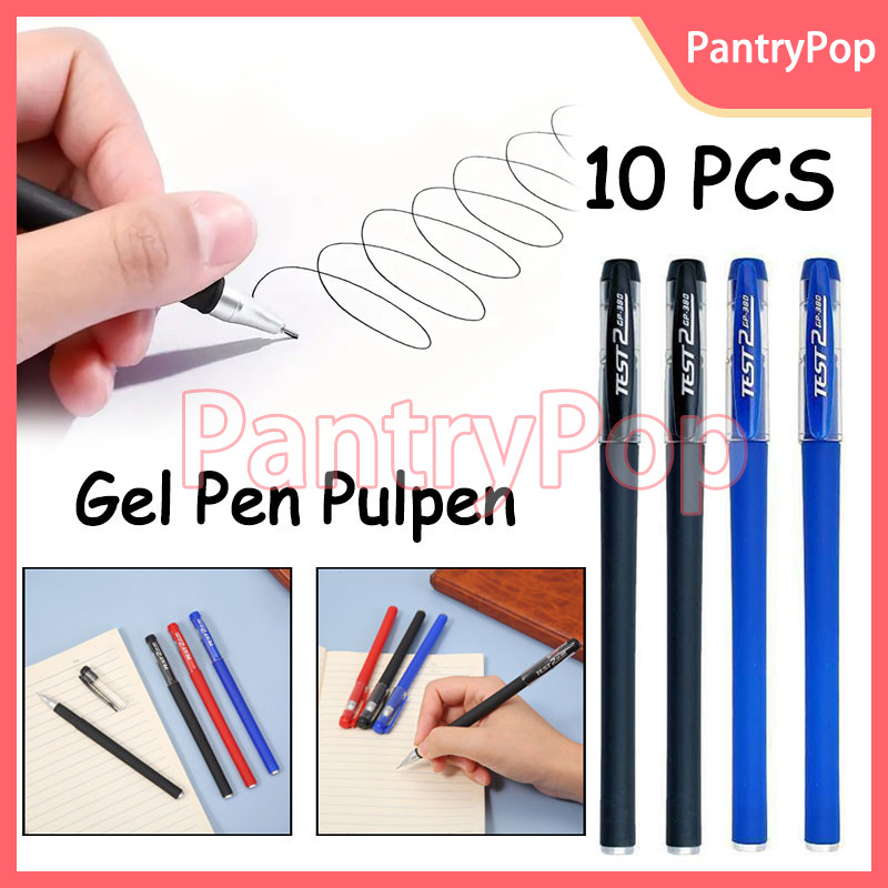 

Pena Gel 0.5MM Warna Ujung Lancip 10Pcs / Alat Tulis Sekolah Kantor Bolpoint Tinta Gel Cair / Alat Tulis Sekolah Kantor Bolpoint