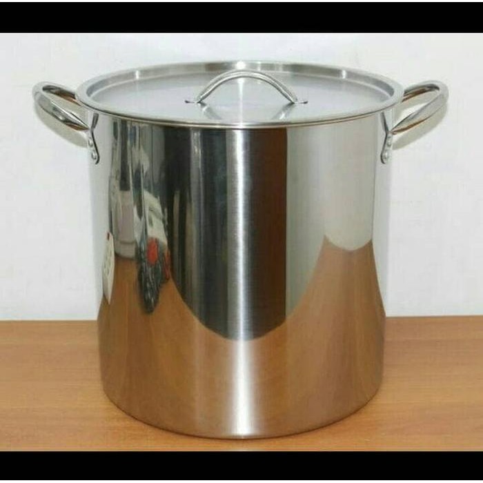 Panci Tong Air 40 Liter Stainless Bisa Utk Masak Rebus Tempat Dandang