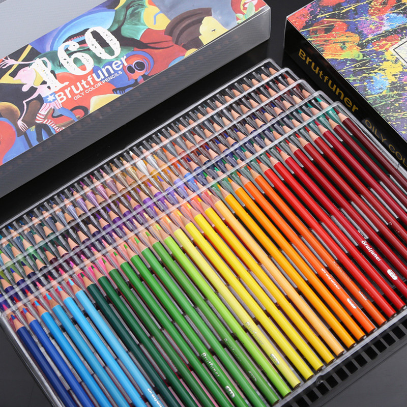 

48/72/120/160/180 Color Pencil - Professional Oil Drawing Pen, Color Pen Professional Drawing Pen Set - Used for Art Supplies, D