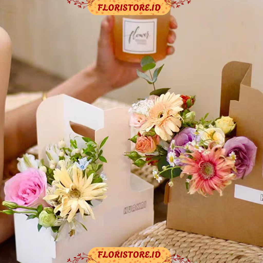 

DRINK HOLDER FLOWER / KERANJANG BUKET BUNGA / AKSESORIS BUKET / FLORIST BAG SUPPLY / FLOWER BASKET / PAPER BAG