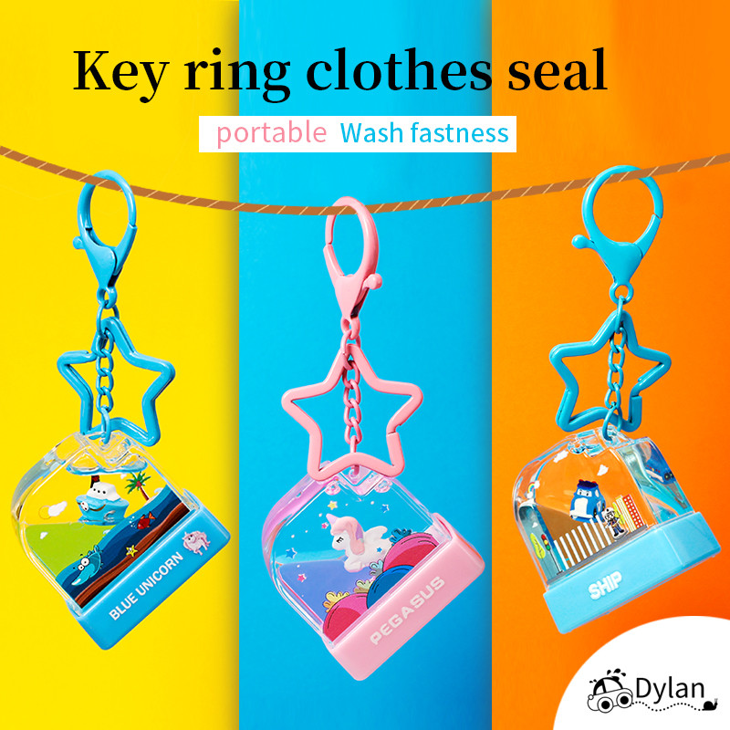 

Children's Hang buckle Seal Stamp Toy Baby Student Clothes Chapter Custom Name Word Waterproof Wash Not Faded Customized