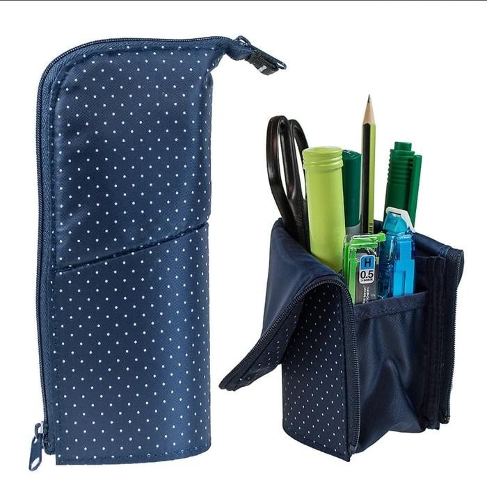 

Ready Kokuyo Standing Pencil Case NeoCritz F-VBF180 Dotted - Hitam