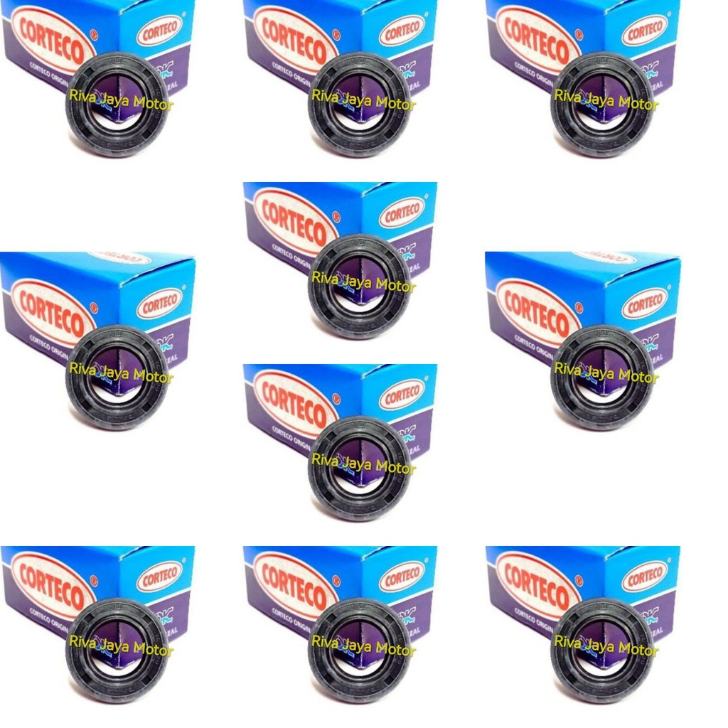 1 Dus 10 Pcs Seal Sil 20 x 35 x 5.5 Gear Depan Yamaha Jupiter Z Mx Vega Crypton Vixion Lama New Nva 