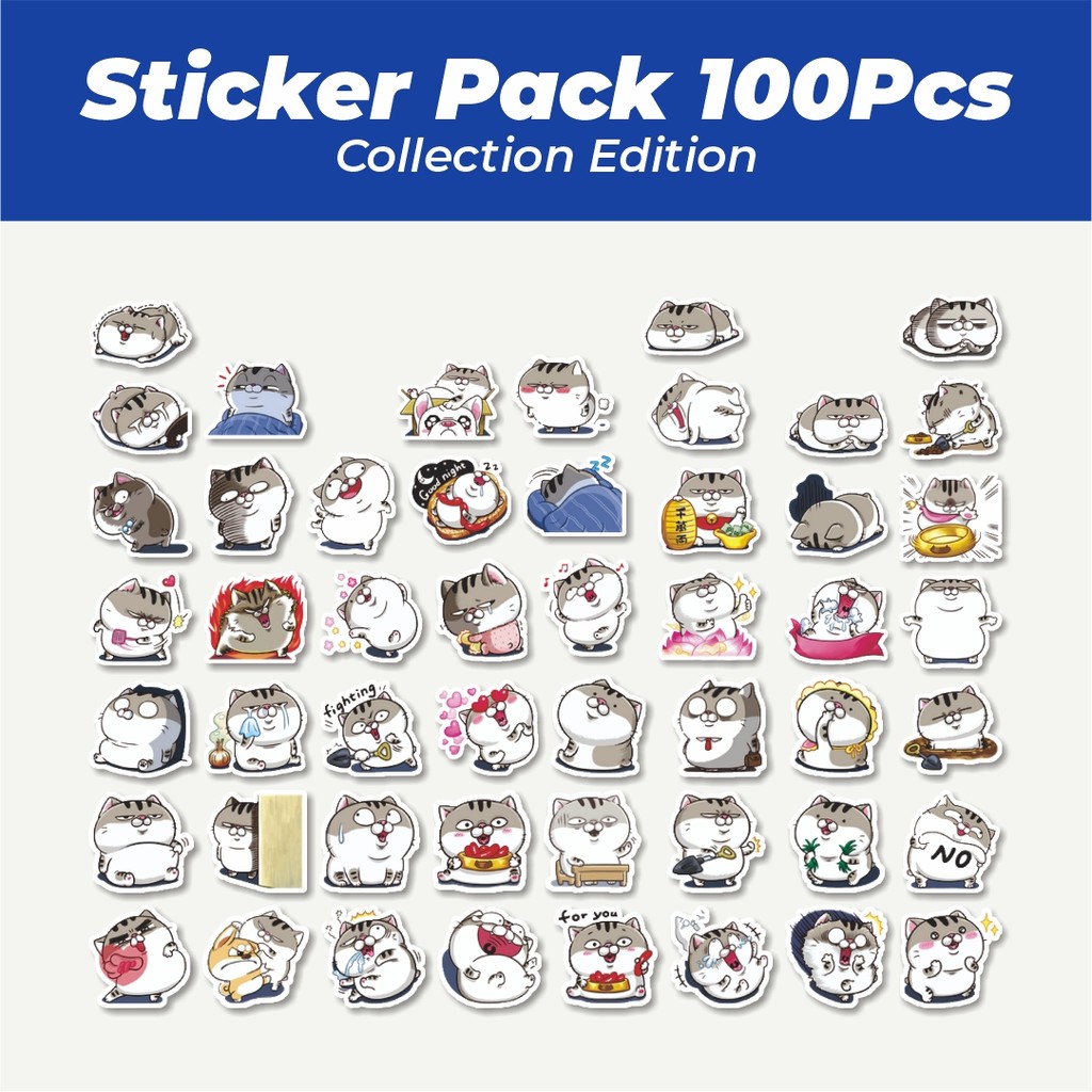 

Hot Stiker Kawaii Kittens Cats Pets [Anak Kucing Peliharaan] Lucu Anti Air Stikers Berperekat Waterproof Sticker Decal Buat Motor Helm Buku Journal Koper Casing HP Laptop Botol Minum